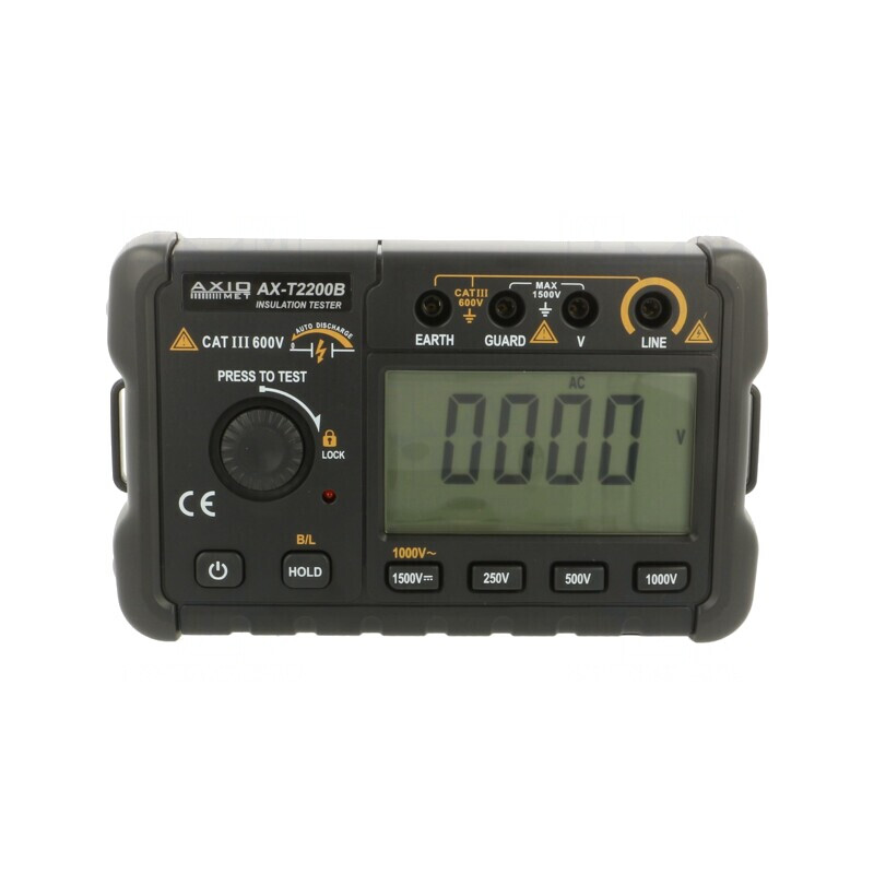 Aparat măsurare rezistență izolație LCD 750V AX-T2200B | Electronic-mag.ro | Componente Electronice Aparat măsurare rezistență izolație LCD 750V AX-T2200B | Electronic-mag.ro | Componente Electronice