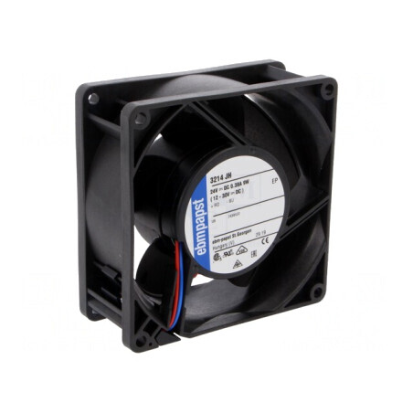 Ventilator DC Axial 24V 92x92x38mm 146m3/h 55dBA cu Bilă | Electronic-mag.ro | Componente Electronice