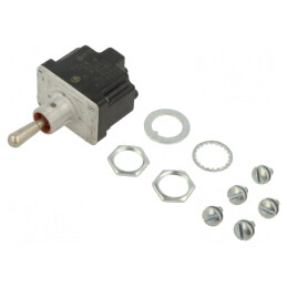 Comutator basculant DP3T cu șurub  | Electronic-mag.ro | Componente Electronice