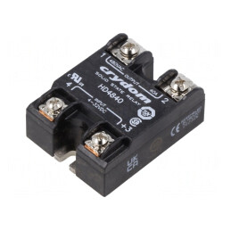 Releu Semiconductor 1-fazat 40A 4-32VDC 48-530VAC | Electronic-mag.ro | Componente Electronice
