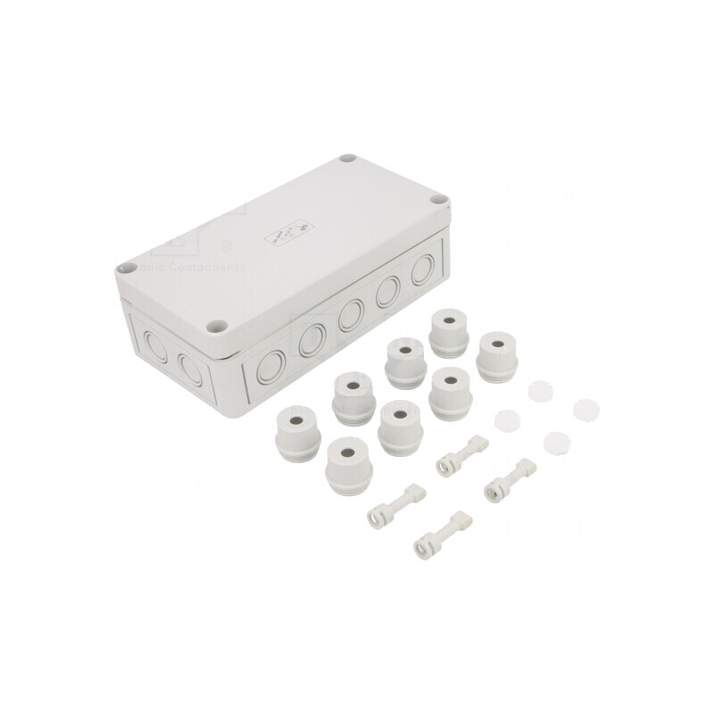 Cutie de Conexiuni IP54 94x180x57mm Gri | Electronic-mag.ro | Componente Electronice