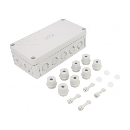 Cutie de Conexiuni IP54 94x180x57mm Gri | Electronic-mag.ro | Componente Electronice