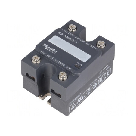 Releu semiconductor 40A 1-150VDC 1-fazat | Electronic-mag.ro | Componente Electronice
