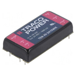 Convertor DC/DC 40W 9-36V la 24V 1666mA TEN 40-2415WIE | Electronic-mag.ro | Componente Electronice