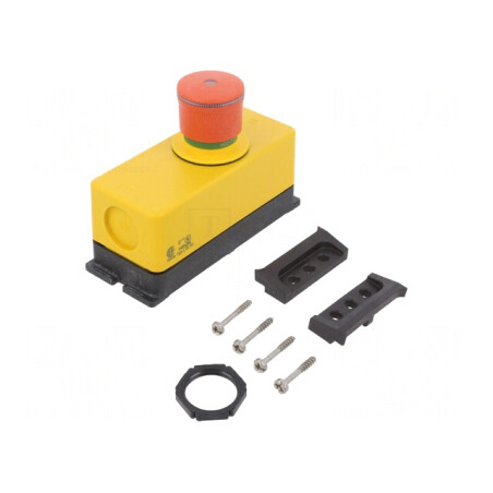 Casetă de Comandă cu Buton de Oprire de Urgență RMQ-Titan IP66 | Electronic-mag.ro | Componente Electronice
