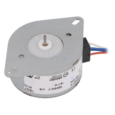 Motor AC Monofazat 3.5W 230V 250RPM IP40 | Electronic-mag.ro | Componente Electronice
