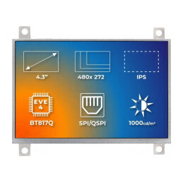Display TFT 4,3" LED 480x272 RGB | Electronic-mag.ro | Componente Electronice