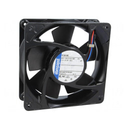 Ventilator axial 24VDC 119x119x38mm 180m3/h 49dBA cu bilă | Electronic-mag.ro | Componente Electronice