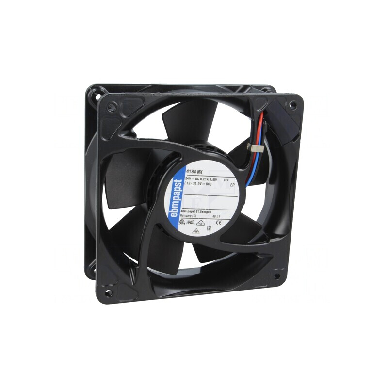 Ventilator axial 24VDC 119x119x38mm 180m3/h 49dBA cu bilă | Electronic-mag.ro | Componente Electronice