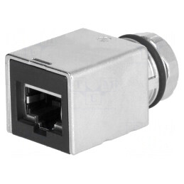 Adaptor M12 mamă la RJ45 soclu ProfiNET | Electronic-mag.ro | Componente Electronice