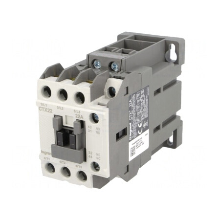 Contactor 3P 22A 1NO1NC 24V DC | Electronic-mag.ro | Componente Electronice