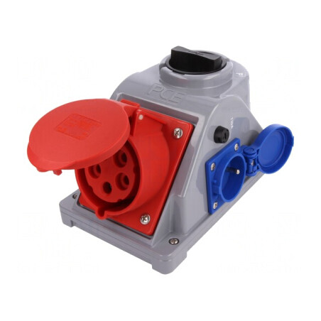 Conector alimentare AC 32A 400VAC IP44 | Electronic-mag.ro | Componente Electronice