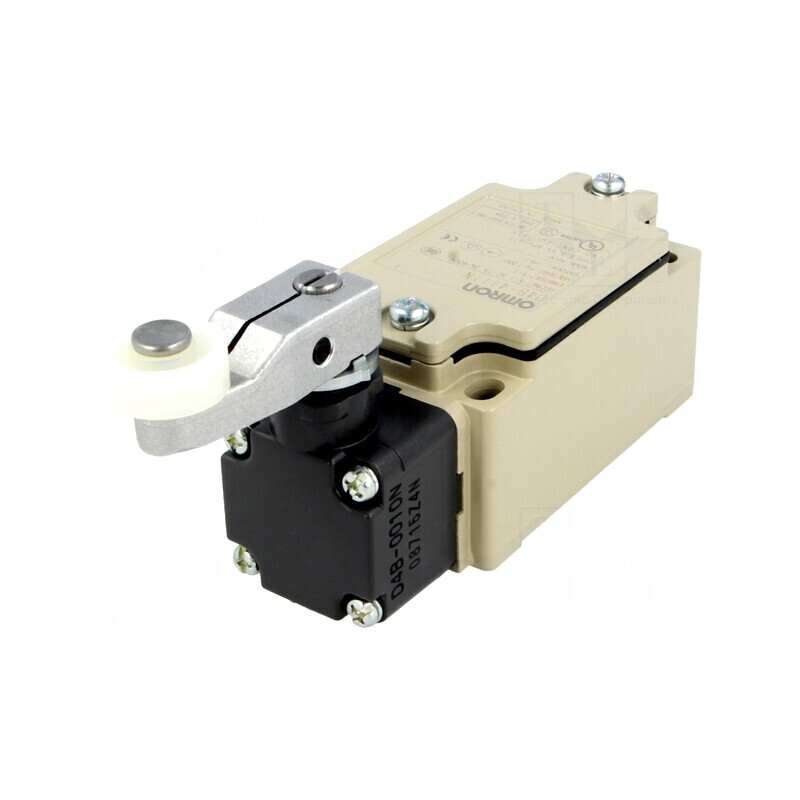 Limitator Cursă Manetă cu Rola din Plastic 17,5mm | Electronic-mag.ro | Componente Electronice