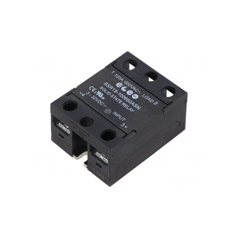 Releu Semiconductor 100A 1-Fazat 24-660VAC | Electronic-mag.ro | Componente Electronice