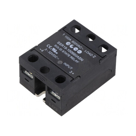 Releu Semiconductor 100A 1-Fazat 24-660VAC | Electronic-mag.ro | Componente Electronice