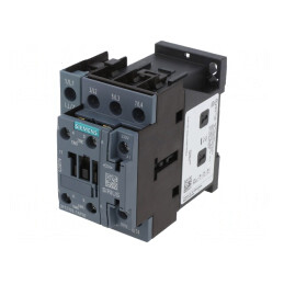 Contactor 4-poli 230VAC cu 4 contacte auxiliare NO/NC | Electronic-mag.ro | Componente Electronice