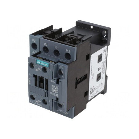 Contactor 4-poli 230VAC cu 4 contacte auxiliare NO/NC | Electronic-mag.ro | Componente Electronice