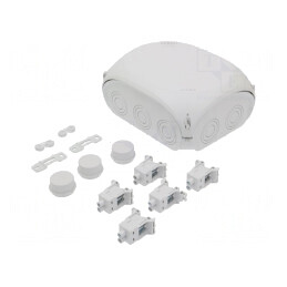 Cutie de Conexiuni IP66 205x255x112mm Gri | Electronic-mag.ro | Componente Electronice