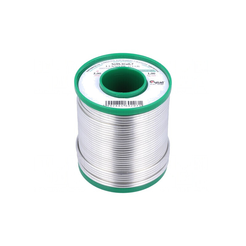 Sârmă de lipit fără plumb 2mm 1000g | Electronic-mag.ro | Componente Electronice