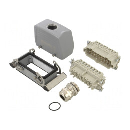 Set Conector HDC Tată Mamă Soclu Mufă 16 PIN | Electronic-mag.ro | Componente Electronice