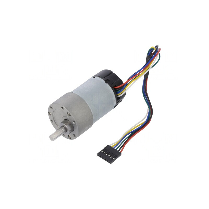 Motor DC cu Transmisie 12V 5.5A Ax Crestătură D 48mNm 6.3:1 METAL GEARMOTOR 37DX65LMM | Electronic-mag.ro | Componente Electronice