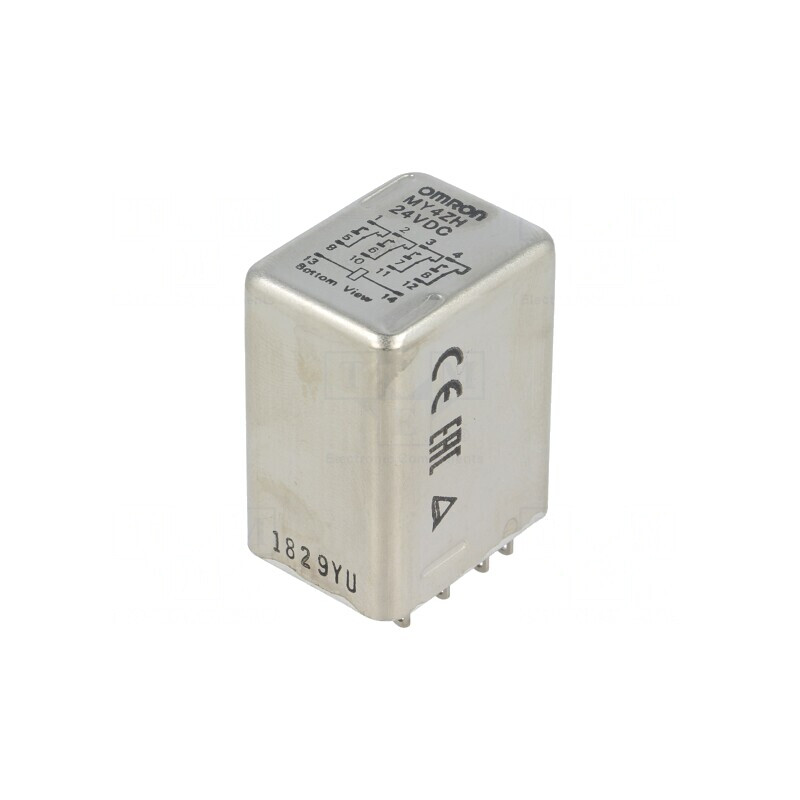 Releu electromagnetic 4PDT 24VDC 3A | Electronic-mag.ro | Componente Electronice