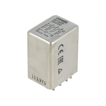 Releu electromagnetic 4PDT 24VDC 3A | Electronic-mag.ro | Componente Electronice