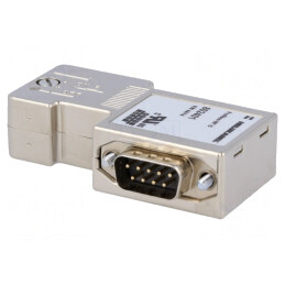 Conector D-Sub 9 PIN unghi 90° cu șurub pe cablu | Electronic-mag.ro | Componente Electronice