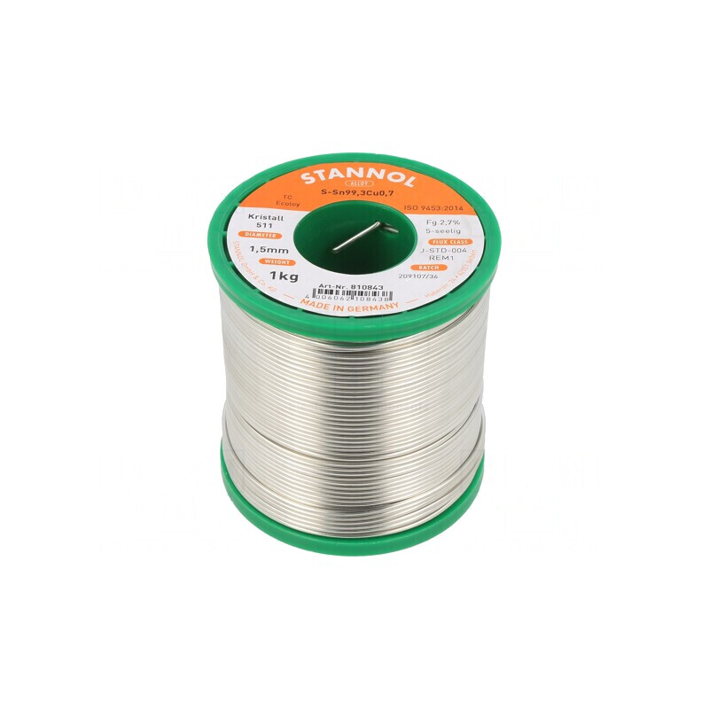 Sârmă de lipit fără plumb 1,5mm 1kg | Electronic-mag.ro | Componente Electronice Sârmă de lipit fără plumb 1,5mm 1kg | Electronic-mag.ro | Componente Electronice