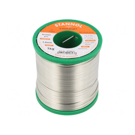 Sârmă de lipit fără plumb 1,5mm 1kg | Electronic-mag.ro | Componente Electronice