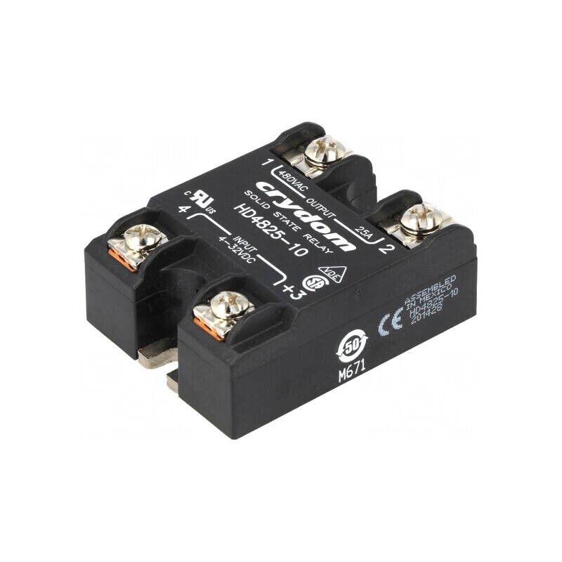 Releu Semiconductor 25A 1-Fazat 48-530VAC | Electronic-mag.ro | Componente Electronice Releu Semiconductor 25A 1-Fazat 48-530VAC | Electronic-mag.ro | Componente Electronice