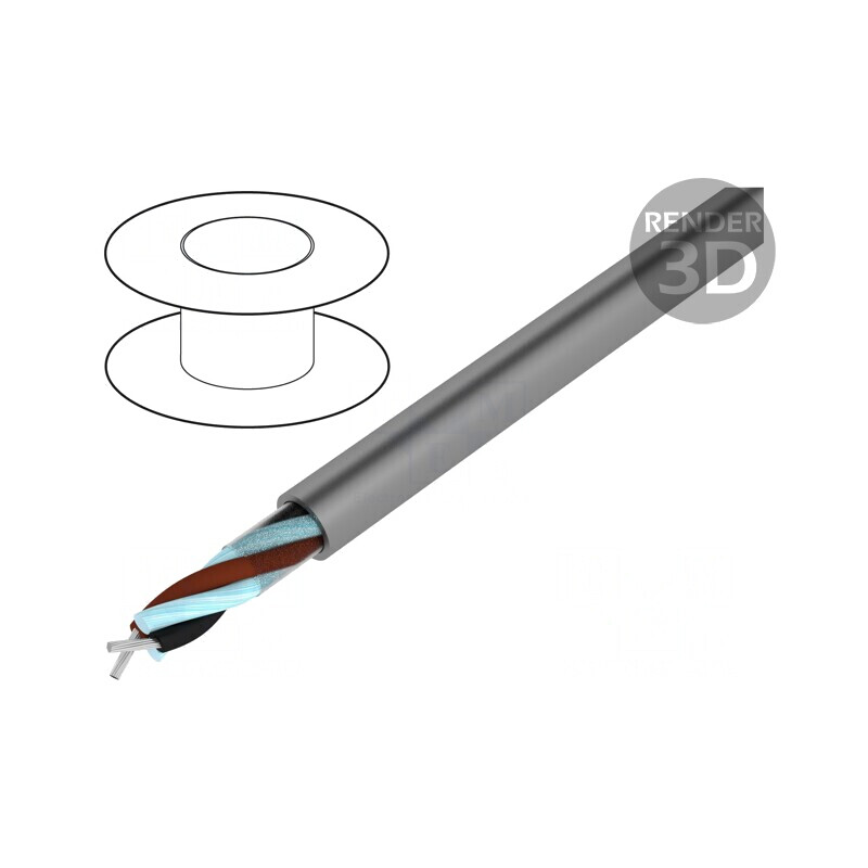 Cablu neecranat Pro-Tekt 2x24AWG 50m 300V Cu litat | Electronic-mag.ro | Componente Electronice Cablu neecranat Pro-Tekt 2x24AWG 50m 300V Cu litat | Electronic-mag.ro | Componente Electronice