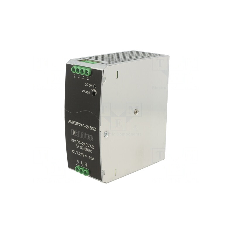 Alimentator pentru șină DIN 240W 24V 10A | Electronic-mag.ro | Componente Electronice