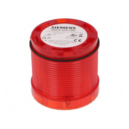 Semnalizator LED Roșu 24V IP65 Ø70x65mm | Electronic-mag.ro | Componente Electronice