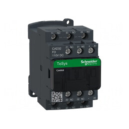 Contactor 5P 110VDC 10A TeSys D CAD32FD