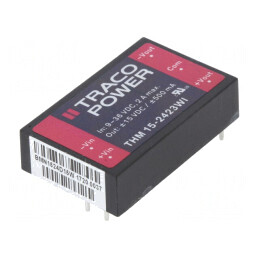 Convertor DC/DC 15W 9-36V la 15V/-15V