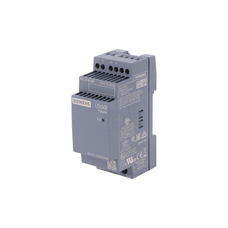 "Alimentator pentru șină DIN 31,2W 24VDC 1,3A IP20" | Electronic-mag.ro | Componente Electronice "Alimentator pentru șină DIN 31,2W 24VDC 1,3A IP20" | Electronic-mag.ro | Componente Electronice