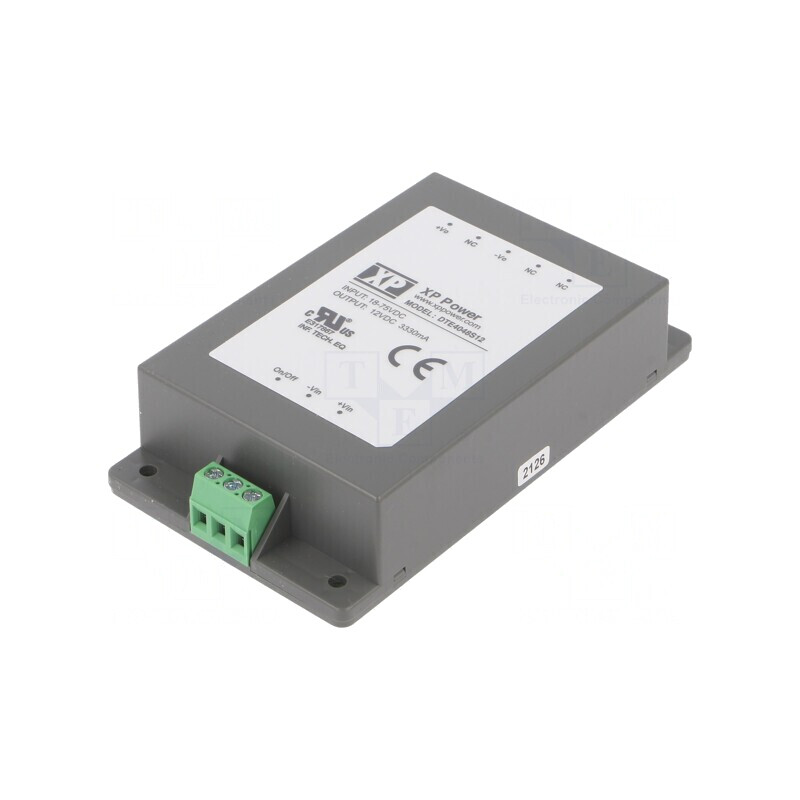 Convertor DC/DC 40W 18-75V la 12V 3,33A | Electronic-mag.ro | Componente Electronice Convertor DC/DC 40W 18-75V la 12V 3,33A | Electronic-mag.ro | Componente Electronice