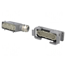 Set Conector HDC Tată Mamă Soclu Mufă Han Kit | Electronic-mag.ro | Componente Electronice