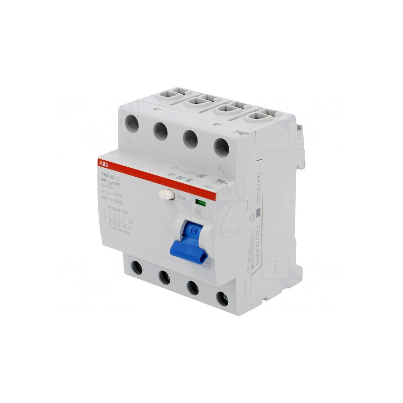 Întrerupător diferenţial 40A 100mA 4P 400V | Electronic-mag.ro | Componente Electronice