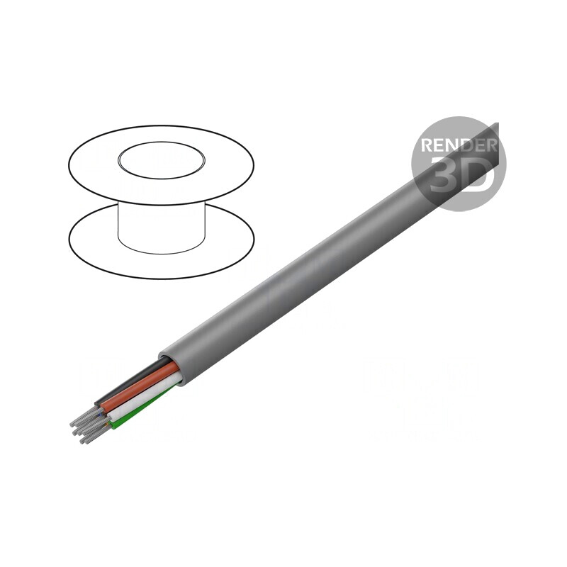 Cablu Alpha Essential neecranat 30,5m 300V 7x22AWG Cu | Electronic-mag.ro | Componente Electronice Cablu Alpha Essential neecranat 30,5m 300V 7x22AWG Cu | Electronic-mag.ro | Componente Electronice