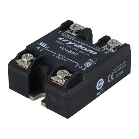 Releu Semiconductor 50A 1-fazat 48-530VAC | Electronic-mag.ro | Componente Electronice