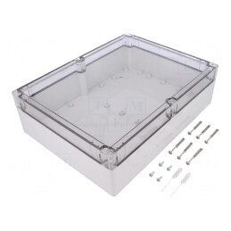 Carcasă Universală ABS Gri 232x302x90 mm | Electronic-mag.ro | Componente Electronice