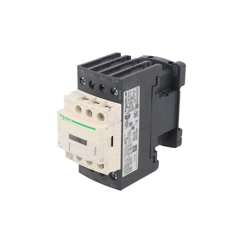 Contactor 4P 230V cu 4 Contacte Auxiliare NC/NO | Electronic-mag.ro | Componente Electronice