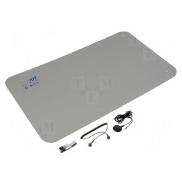 Kit de protecție antistatică pentru masă ESD 1,2m x 0,6m gri | Electronic-mag.ro | Componente Electronice