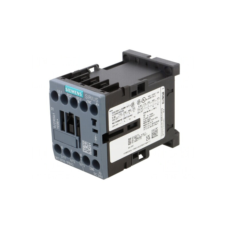 Contactor 3P 24VDC 16A NO+NC | Electronic-mag.ro | Componente Electronice