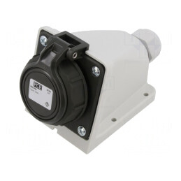 Conector Alimentare AC Verde 250V 16A 2P+PE | Electronic-mag.ro | Componente Electronice