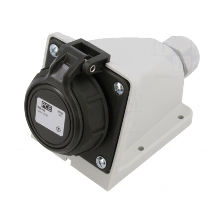 Conector Alimentare AC Verde 250V 16A 2P+PE | Electronic-mag.ro | Componente Electronice