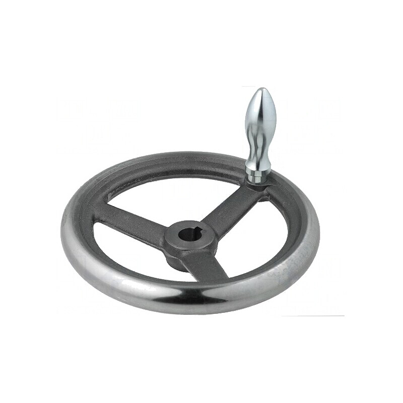 Buton de reglare fontă 200mm cu manetă | Electronic-mag.ro | Componente Electronice