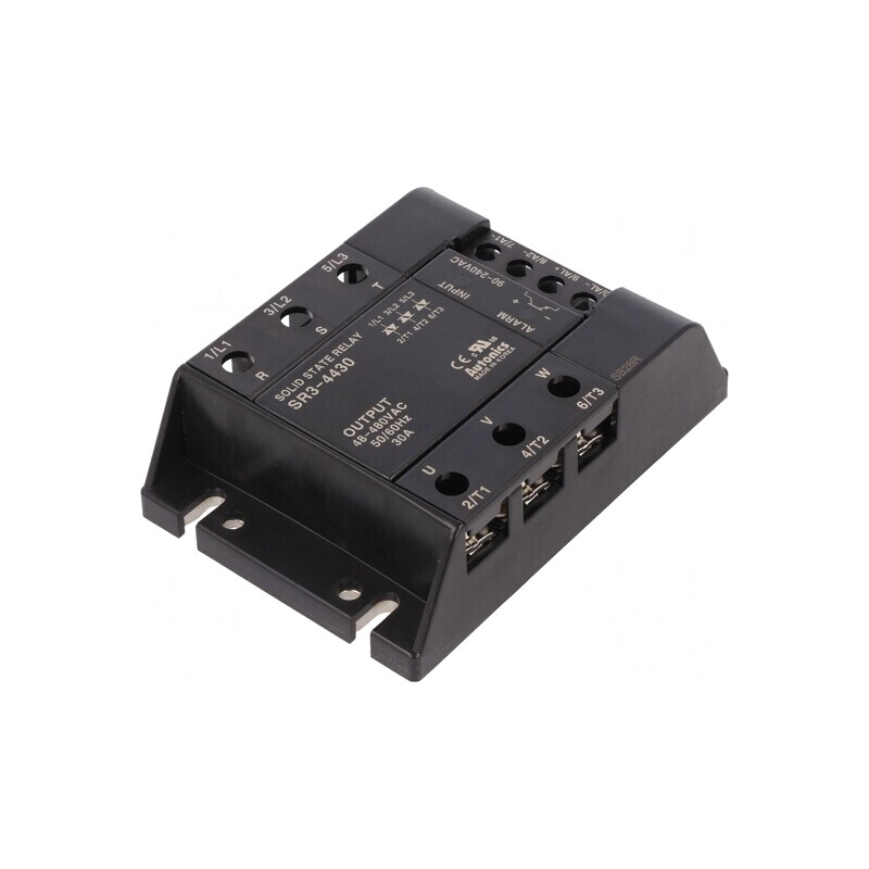 Releu Semiconductor 30A 3-Fazat 48-480VAC | Electronic-mag.ro | Componente Electronice